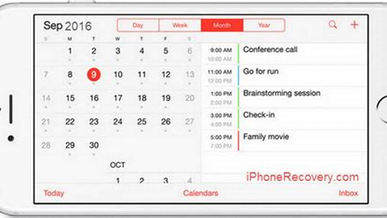 How Do I Restore My Calendar On My Iphone