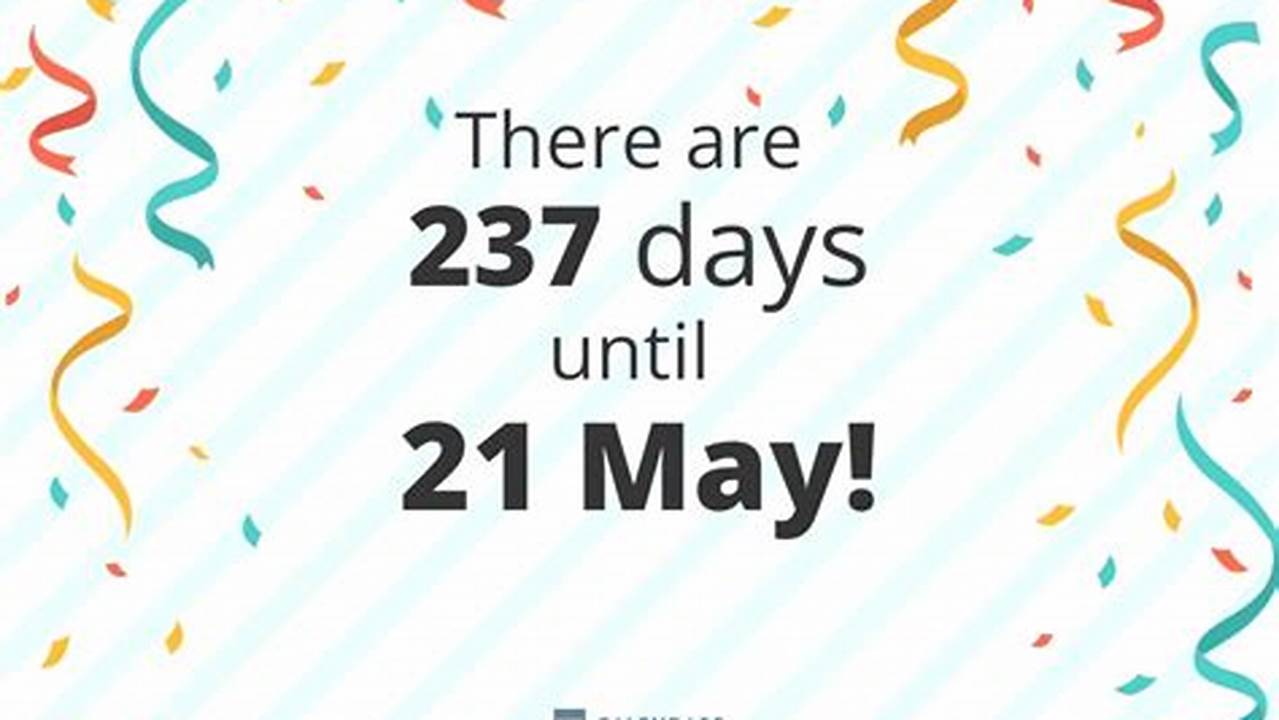 How Many Days Until May 23 2024 Without Weekends Job