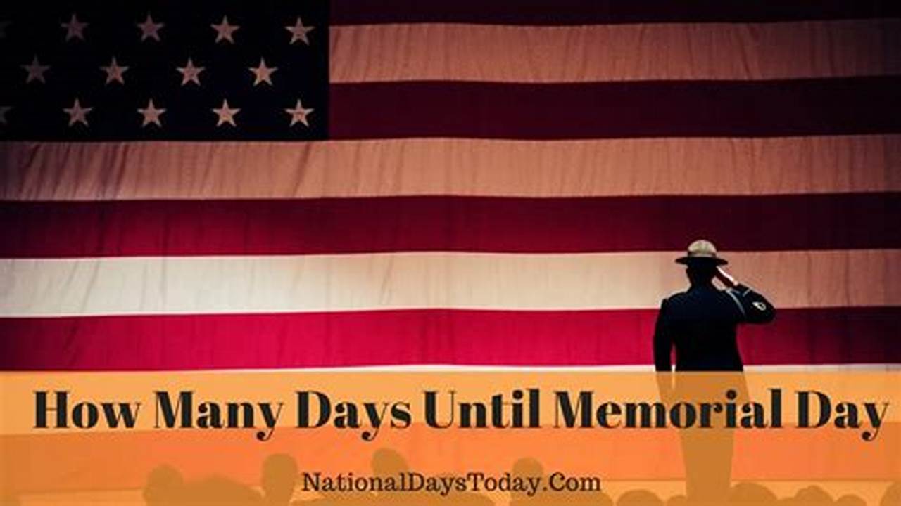 How Many Days Until Memorial Day 2024 2024
