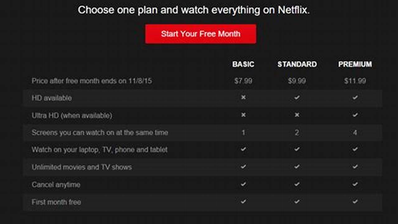 How Much Is A Netflix Subscription 2024