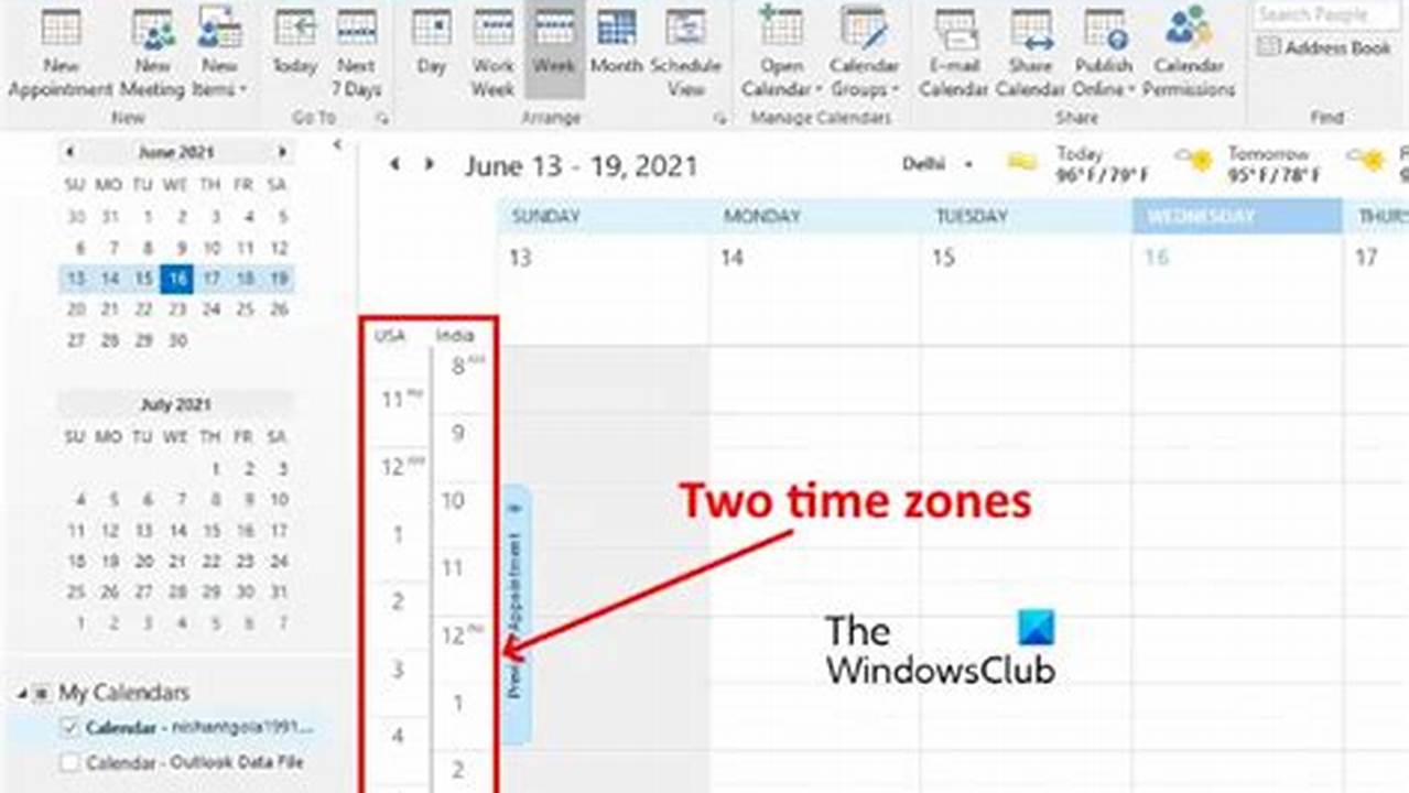 How To Add A Time Zone In Outlook Calendar