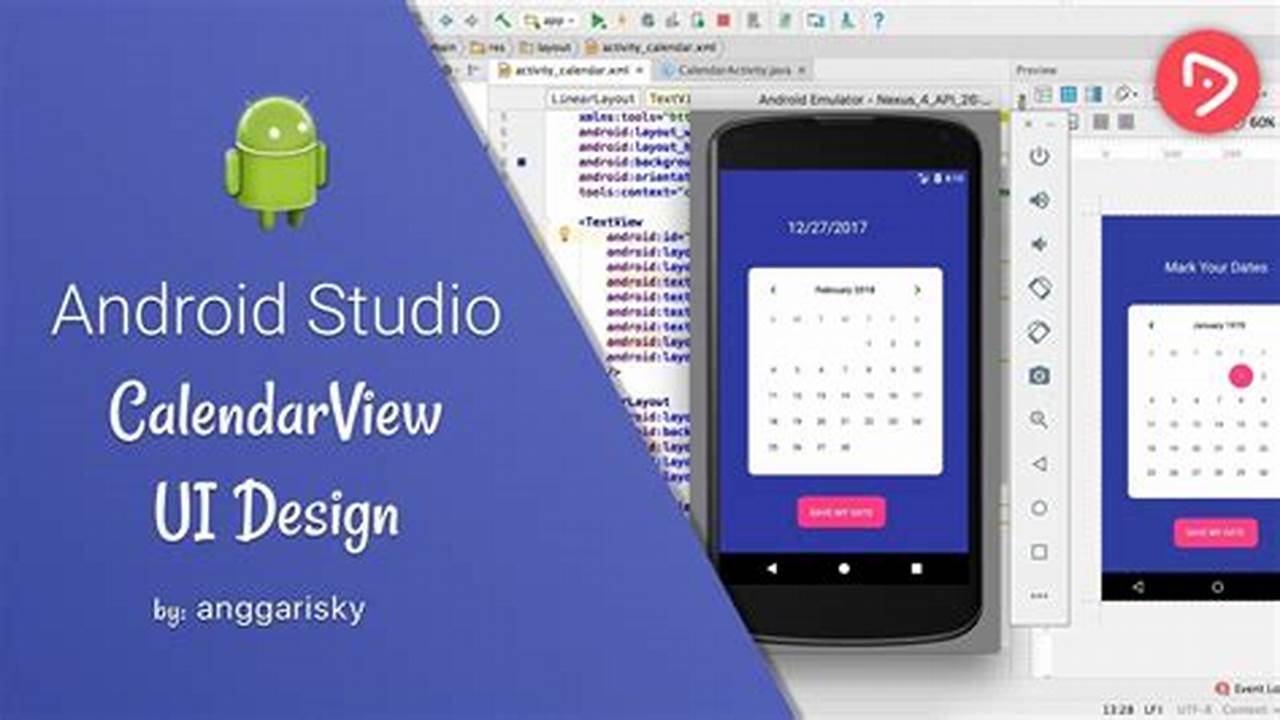 How To Add Calendar In Android Studio