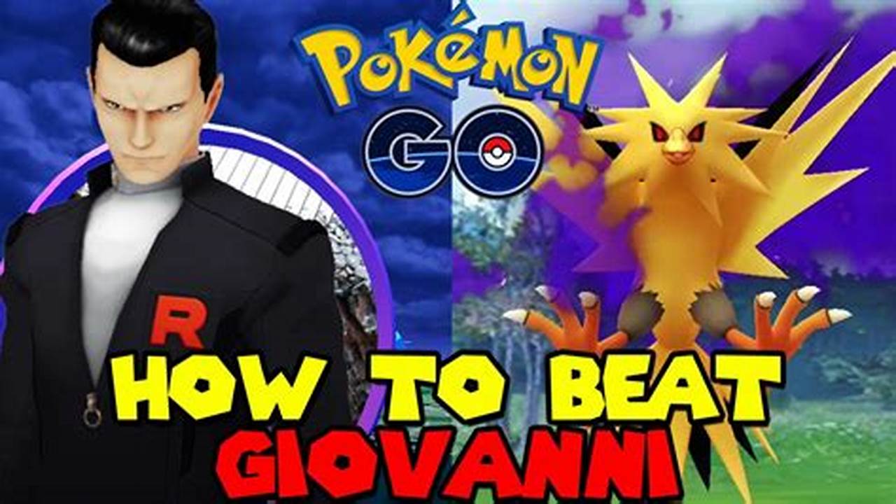 How To Beat Giovanni August 2024