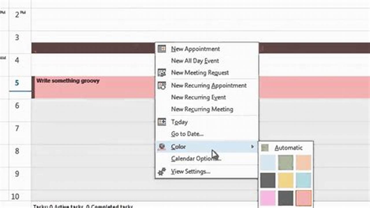 How To Change Event Colors In Outlook Calendar