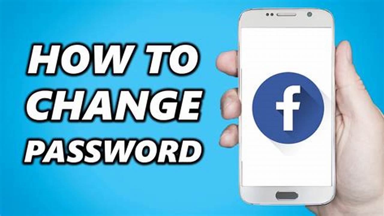 How To Change Facebook Password 2024