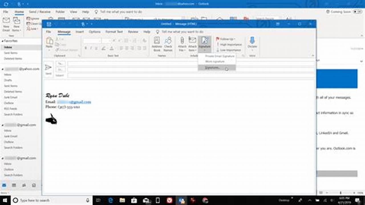 How To Change Signature In Outlook 2024