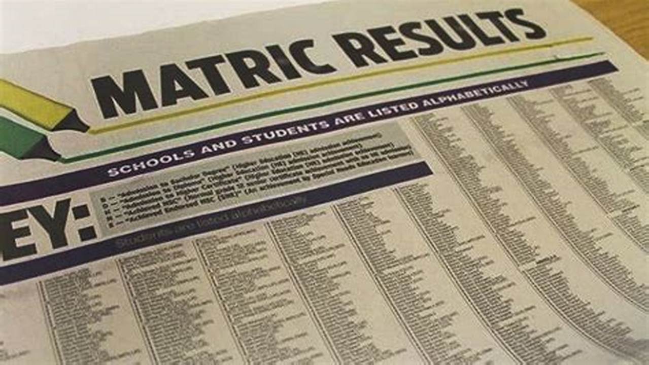 How To Check Matric Results Online 2024