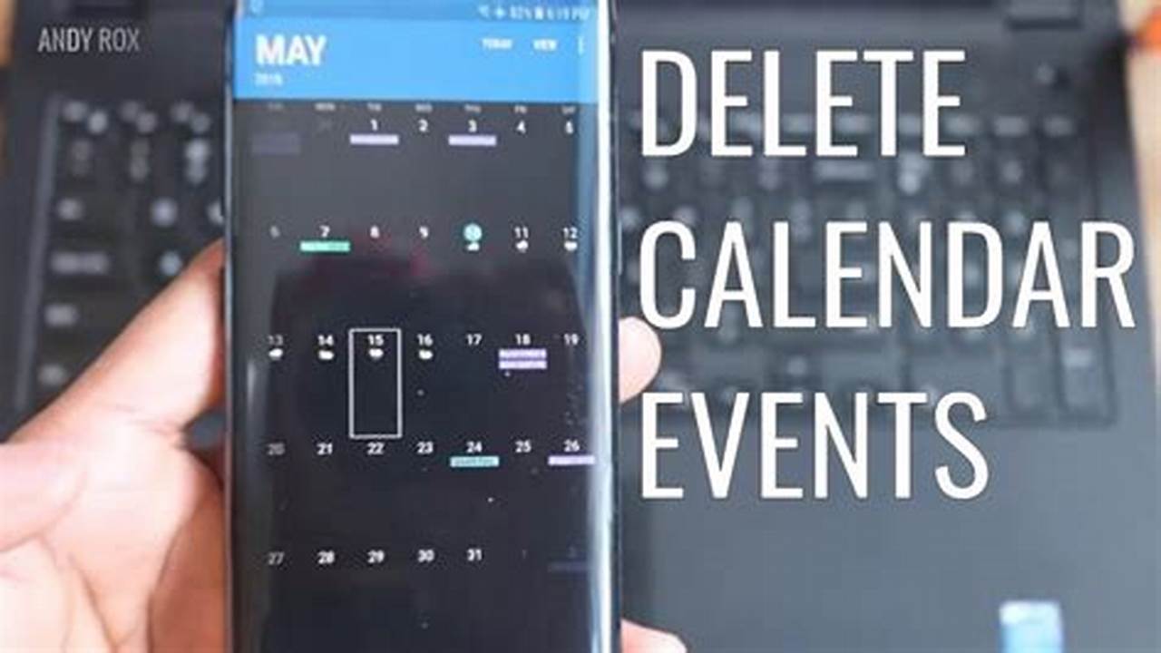 How To Clear Calendar Android