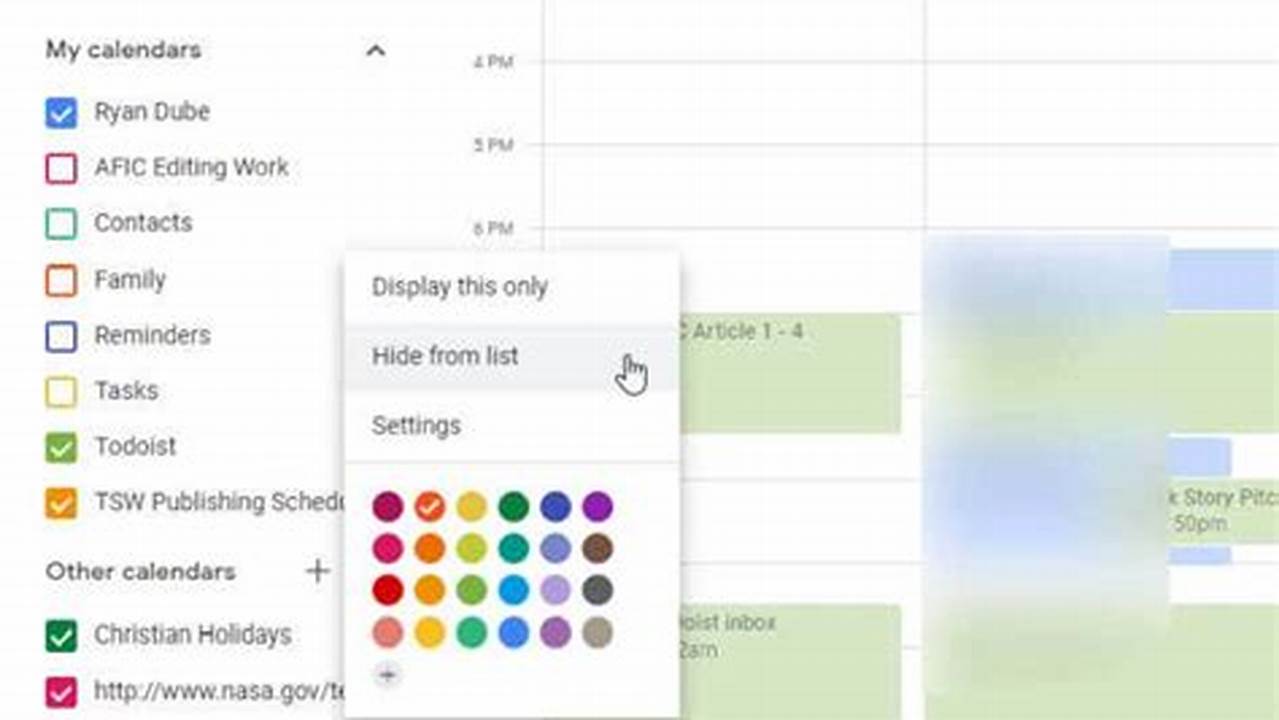 How To Create A Family Calendar On Gmail