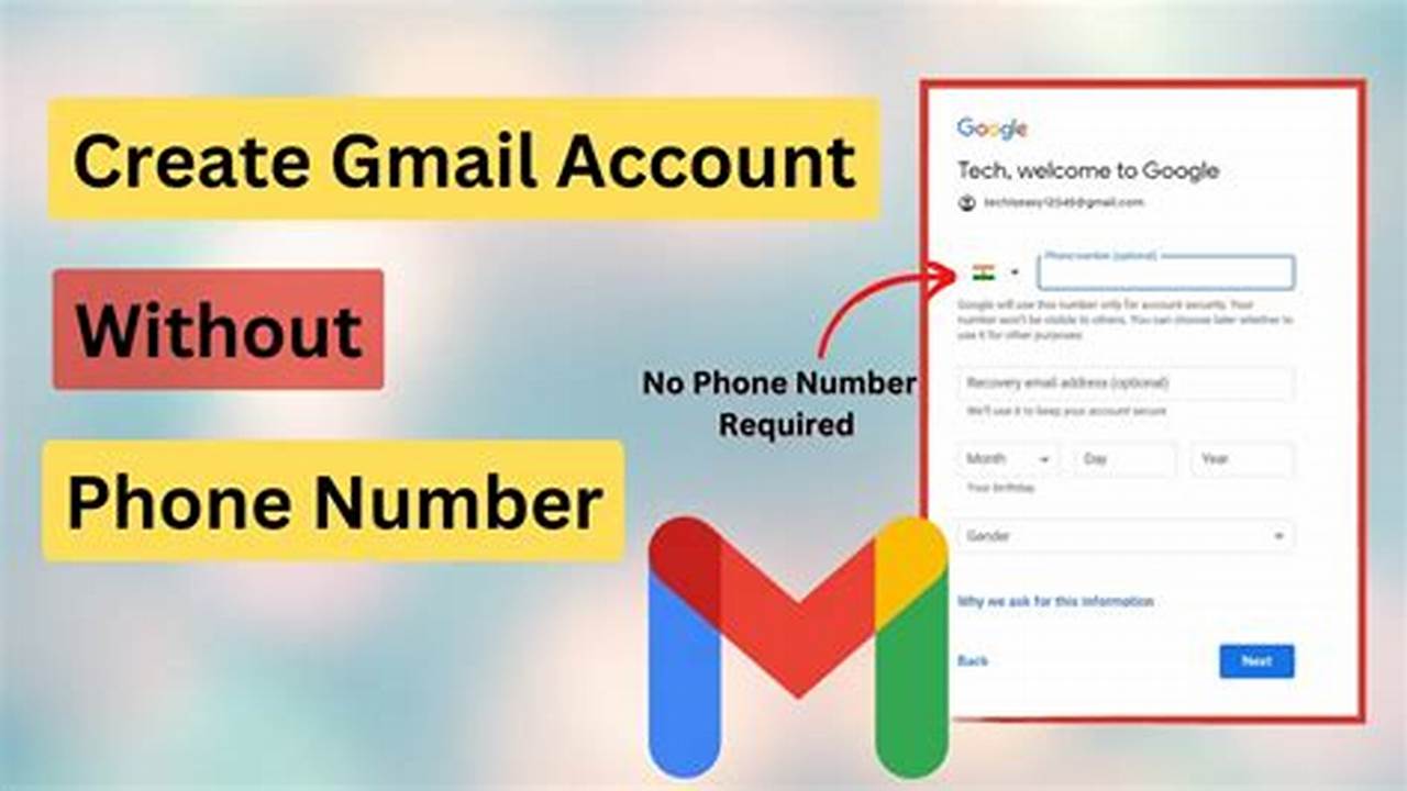 How To Create A Gmail Account Without Phone Number 2024