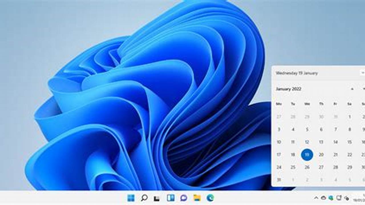 How To Display Calendar On Desktop Windows 11