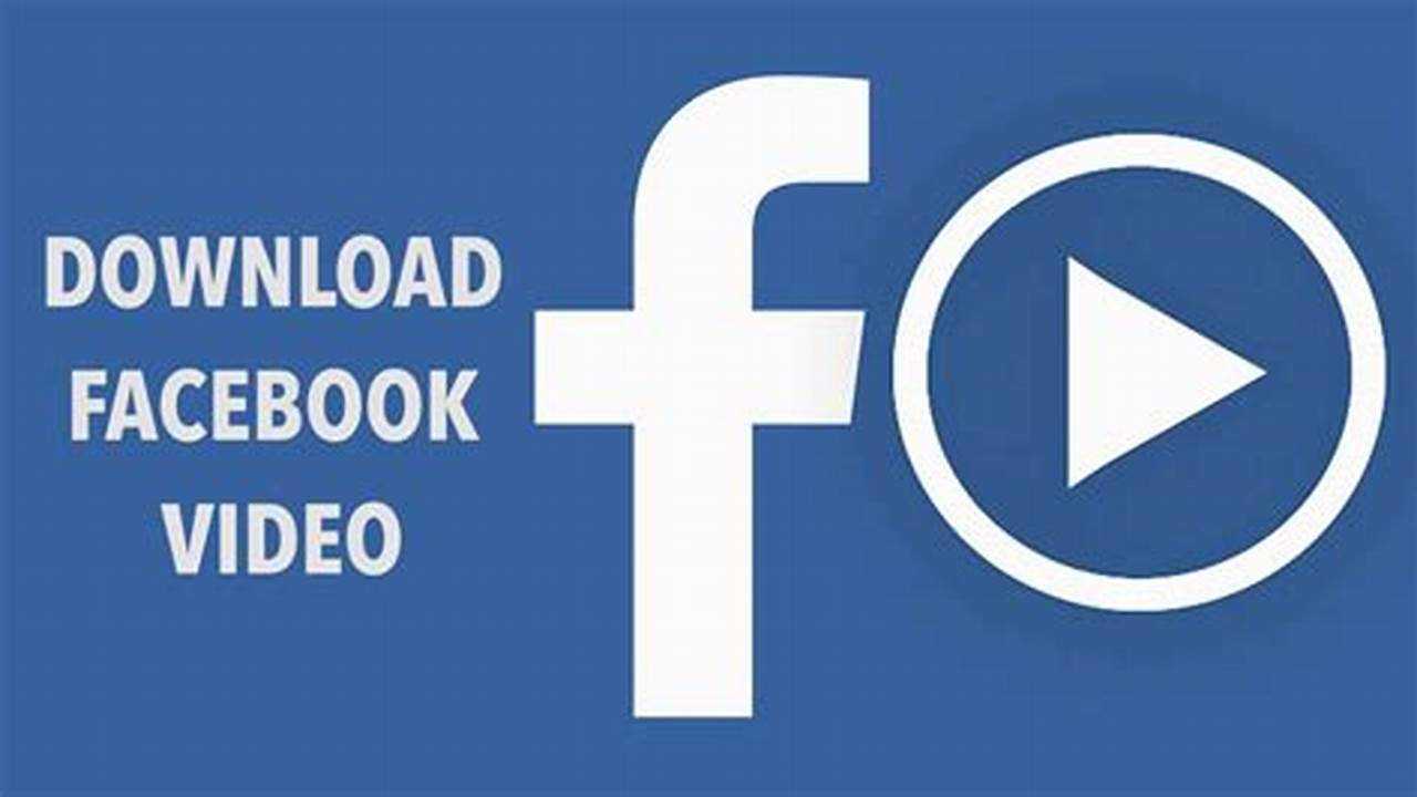 How To Download Facebook Videos 2024