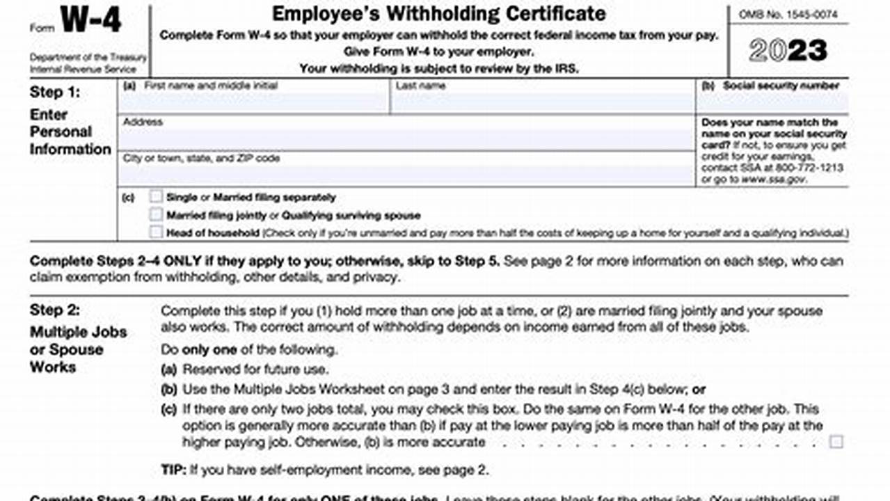 How To File Exempt On 2024 W4 Form