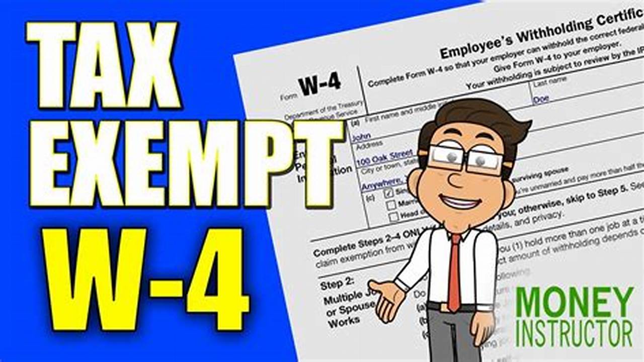 How To File Exempt On W4 2024