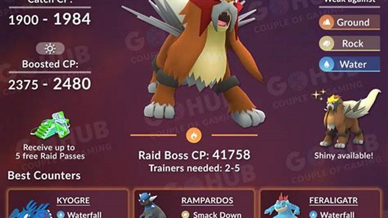 How To Get Entei In Pokemon Go 2024