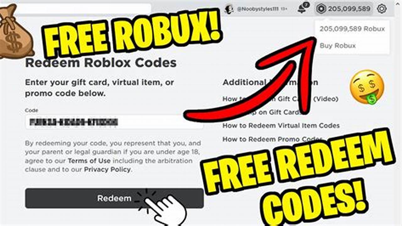 How To Get Free Robux Codes 2024