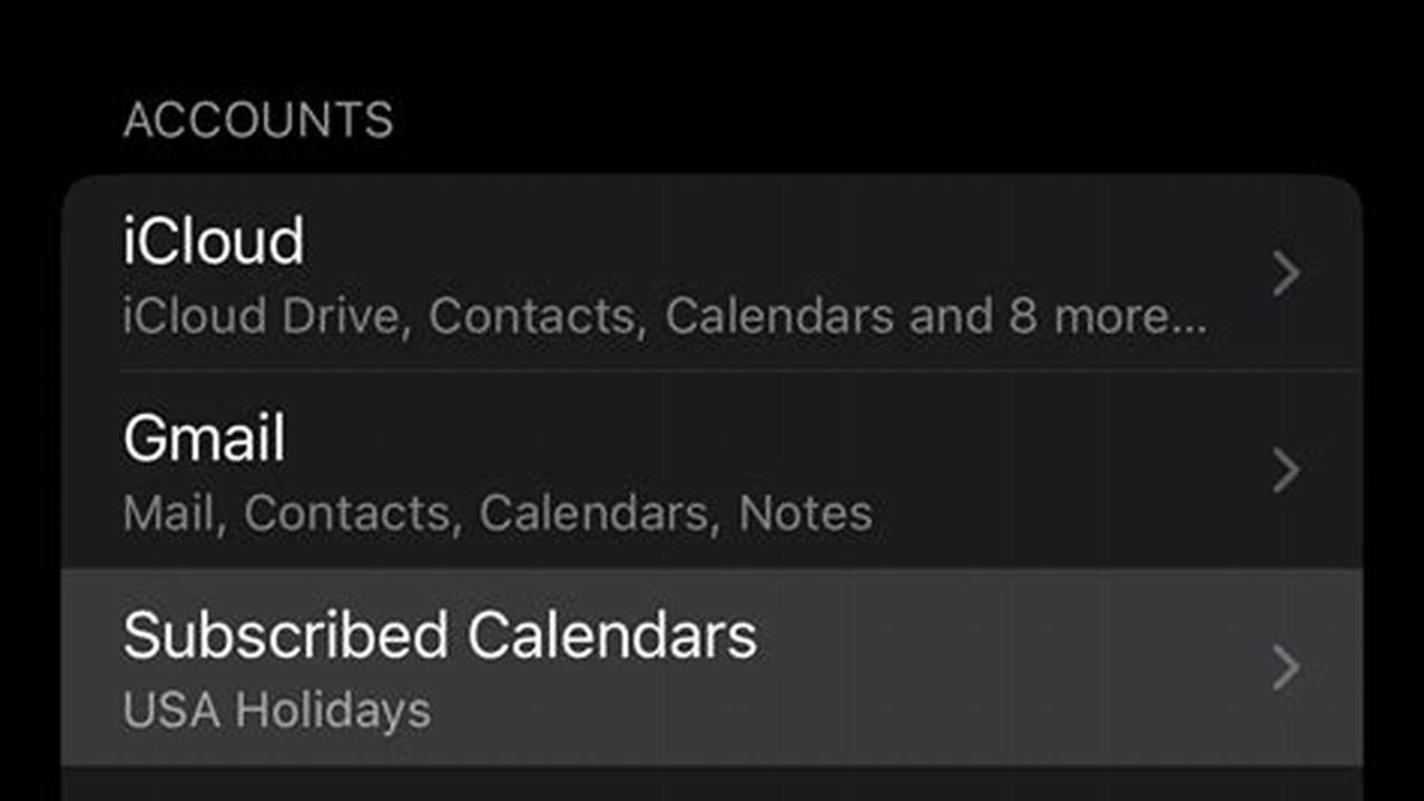 How To Get Rid Of Calendar Subscriptions