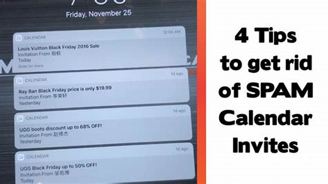 How To Get Rid Of Spam Calendar Invites Iphone