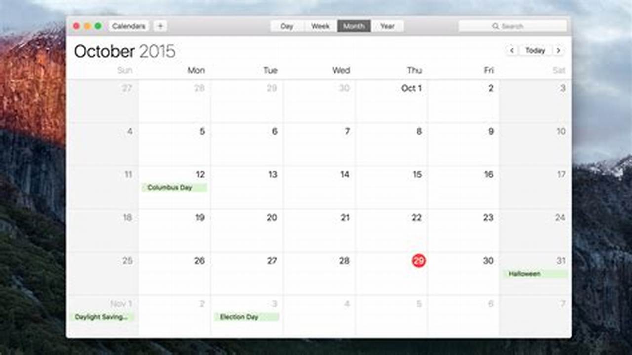 How To Make A Calendar On Macbook Air