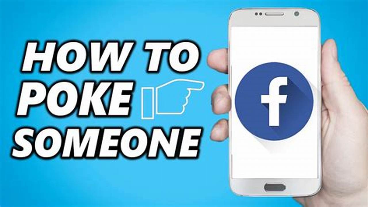 How To Poke Someone On Facebook 2024 For Free