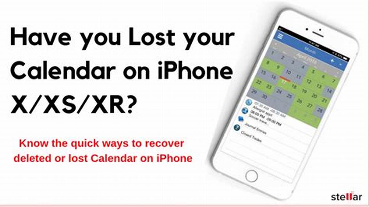 How To Recover Calendar Events On Iphone