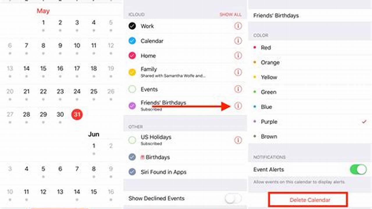 How To Remove Shared Calendar From Iphone