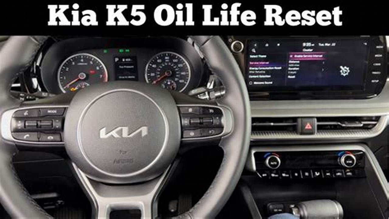 How To Reset Oil Life Kia Sportage 2024