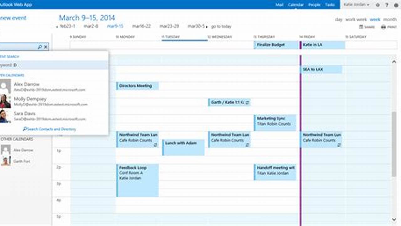 How To Search Outlook Calendar By Attendees