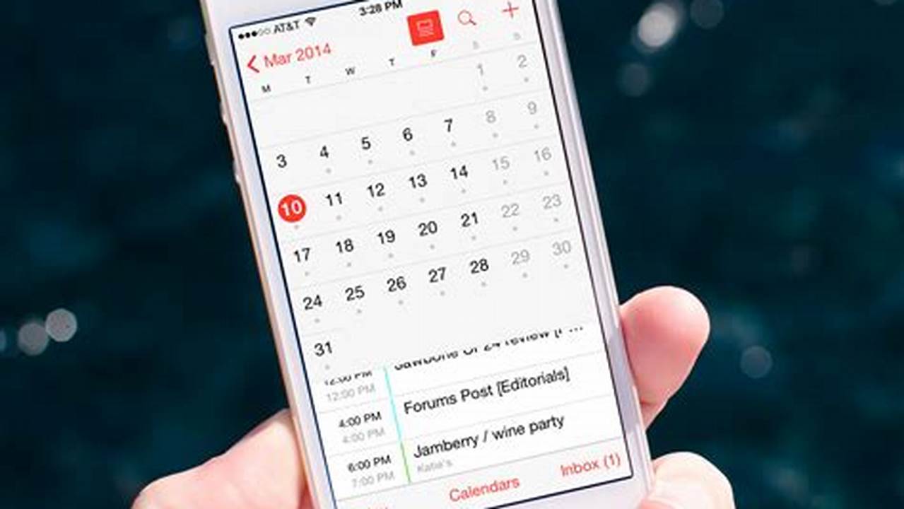 How To Set A Calendar On Iphone