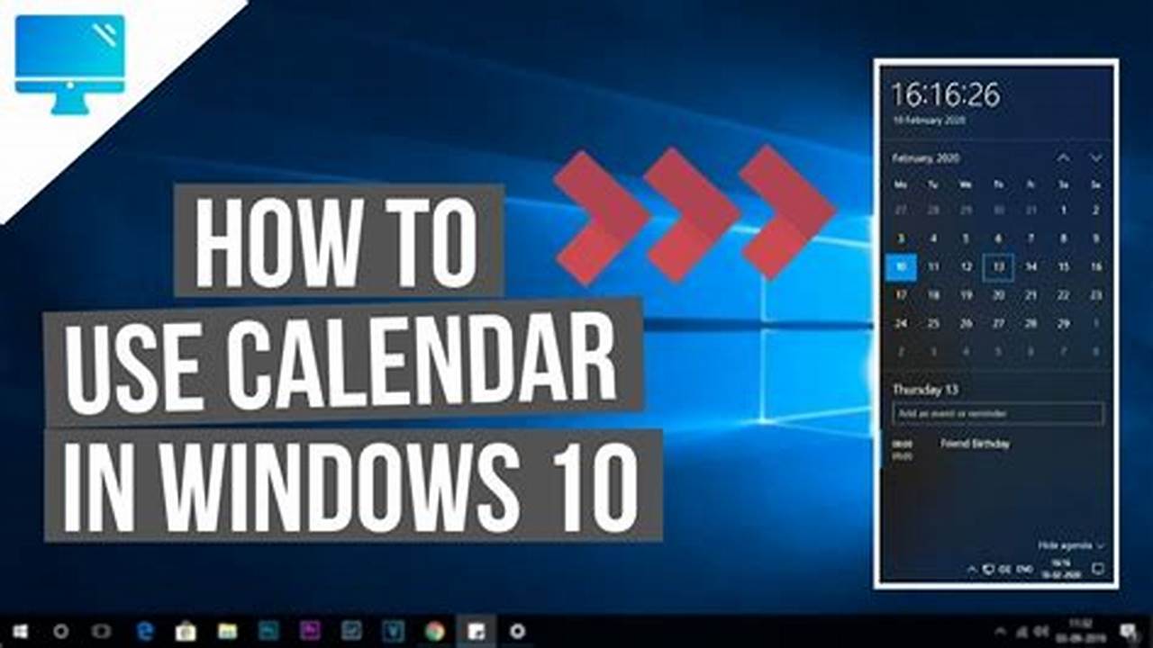 How To Set Calendar Reminder In Windows 10