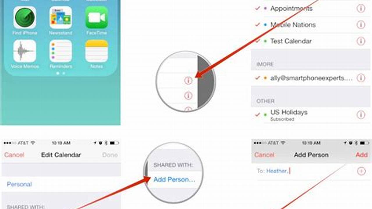 How To Share Calendar To Iphone