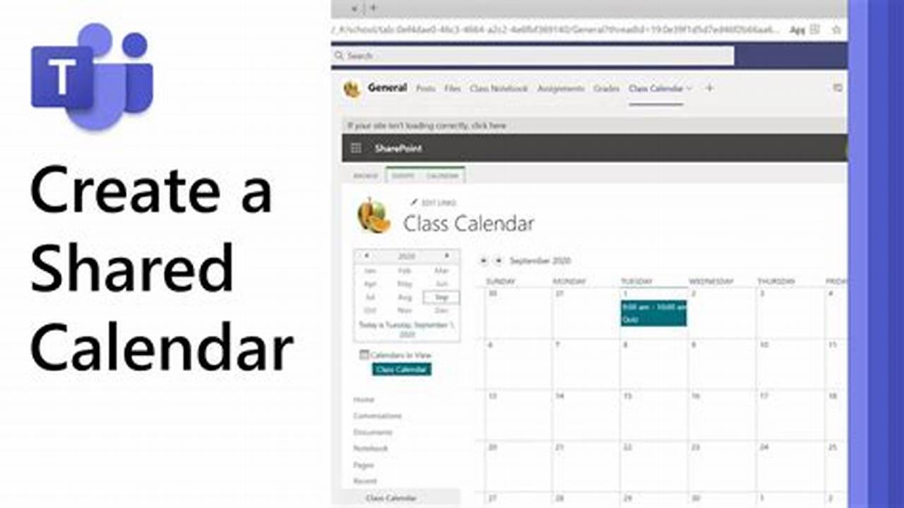 How To Share Your Calendar In Teams