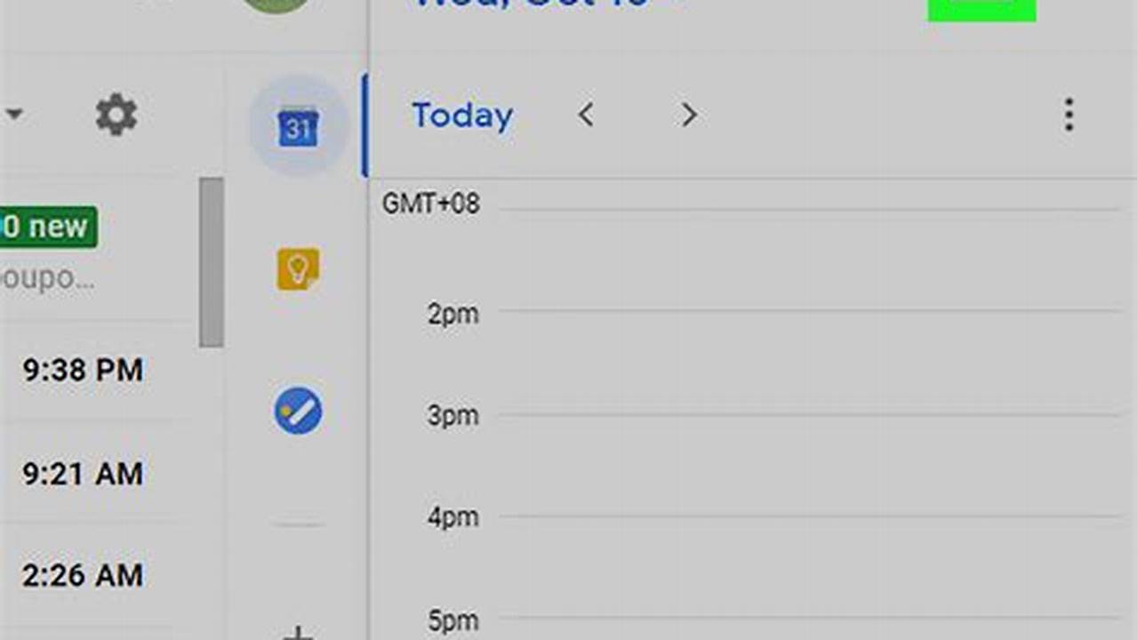 How To Show Calendar In Gmail
