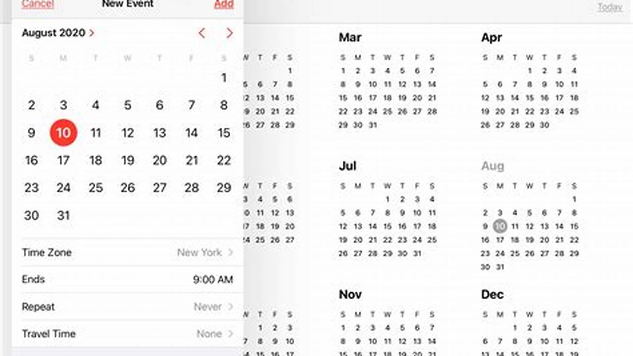 How To Update Calendar On Ipad