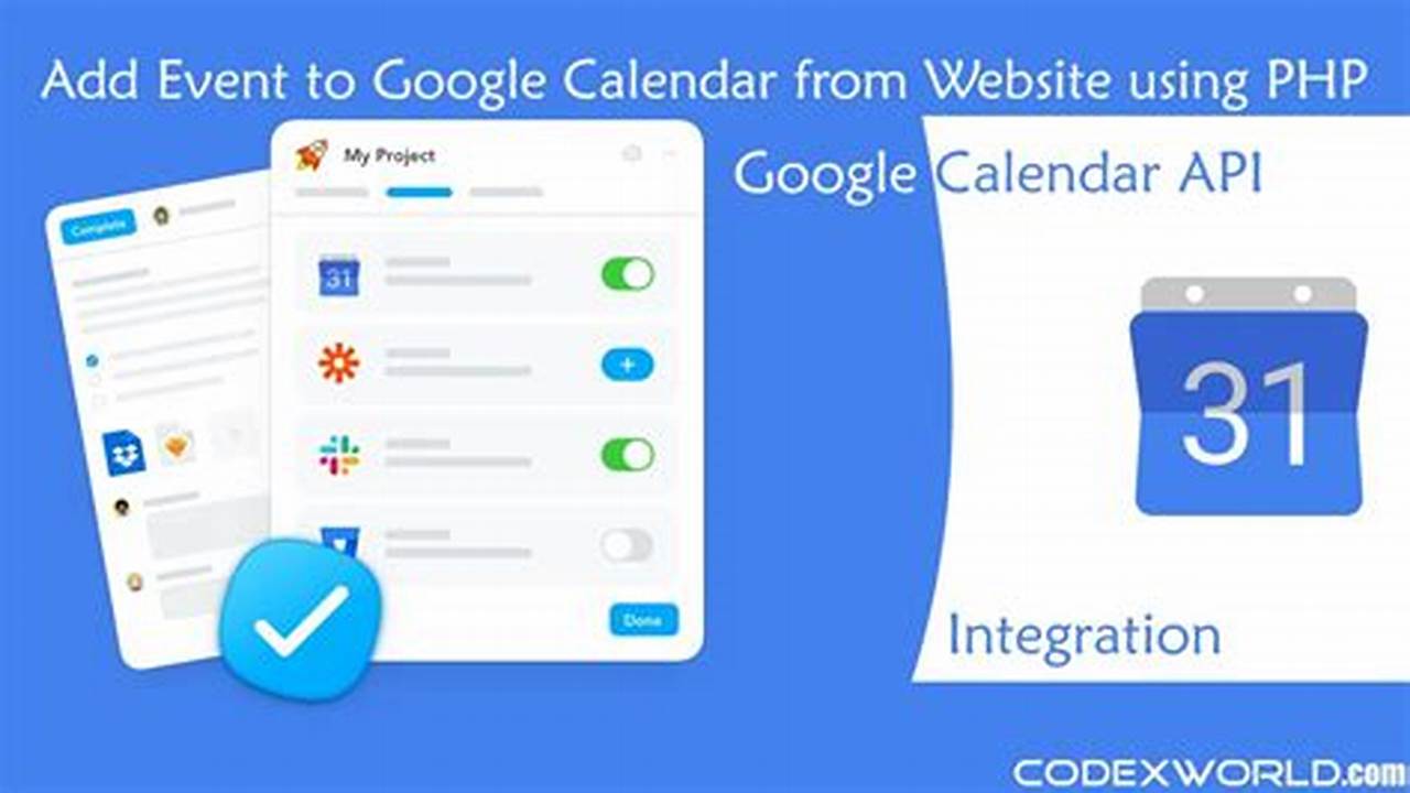 How To Use Google Calendar Api In Php