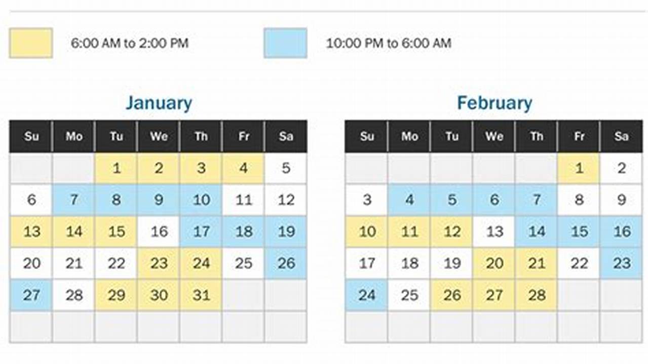 Uncover the Secrets of Crafting Exceptional Shift Calendar Templates