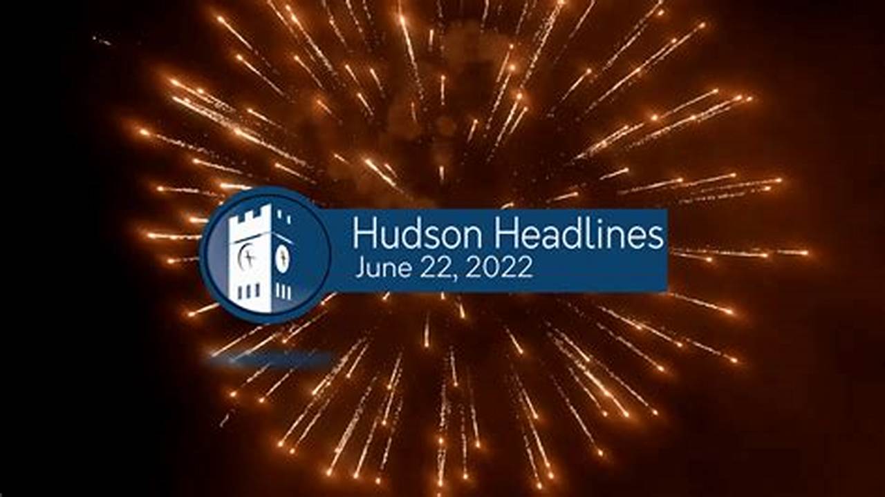 Hudson Ohio Fireworks 2024