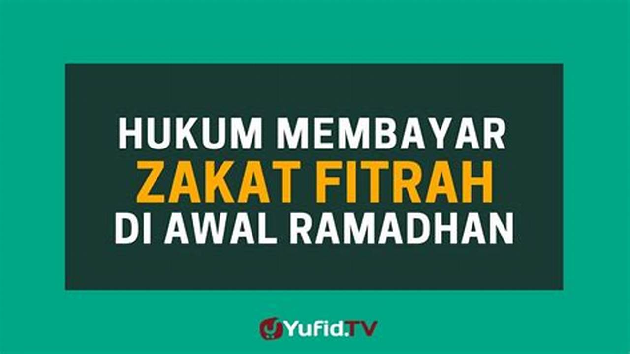 Hukum Membayar, Ramadhan