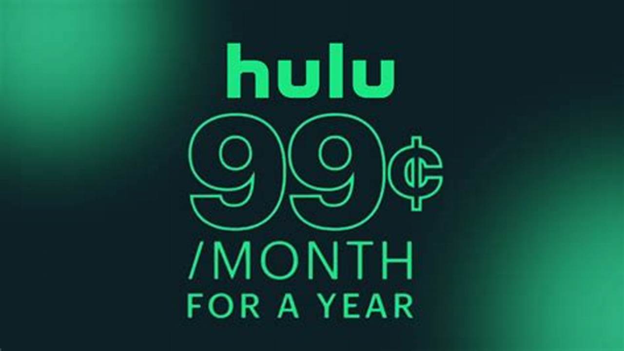 Hulu Cyber Monday 2024