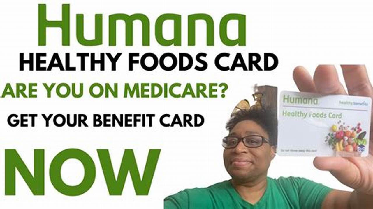 Humana Food Card For 2024