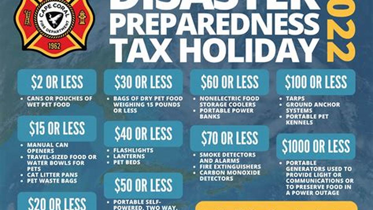Hurricane Preparedness Tax Free Florida 2024