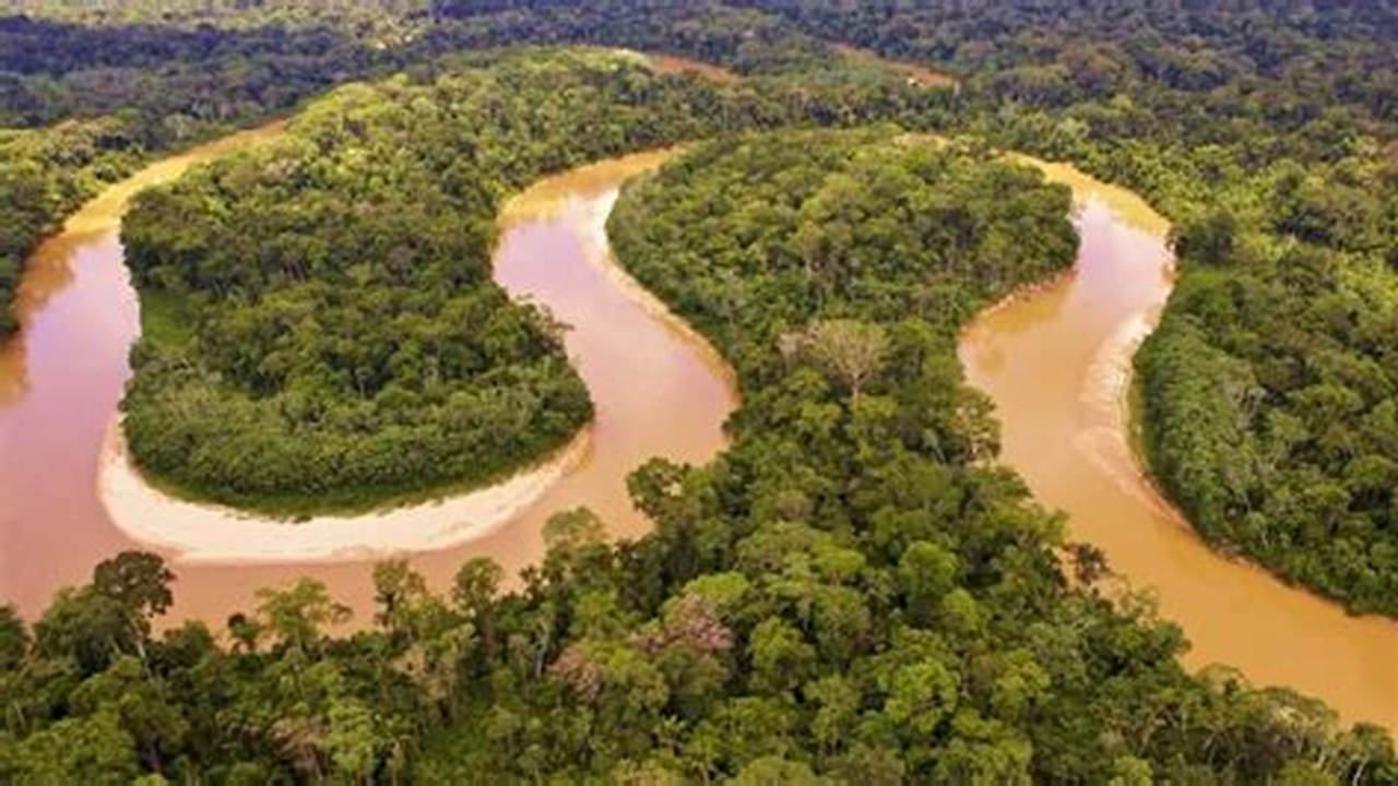 Hutan Hujan, Sungai Terpanjang