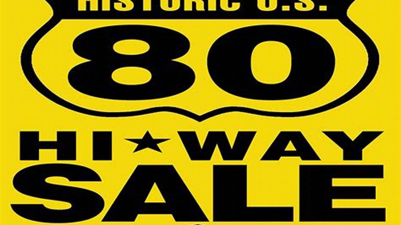 Hwy 80 Garage Sale 2024 Map