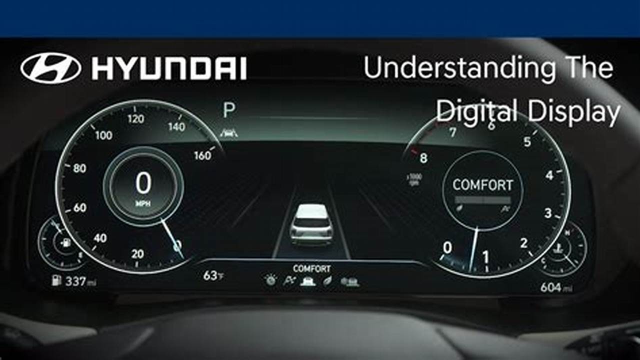 Hyundai Tucson 2024 Digital Speedometer