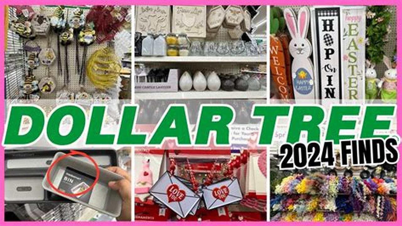 I Found Some *New Finds* At Dollar Tree For Spring 2024!, 2024