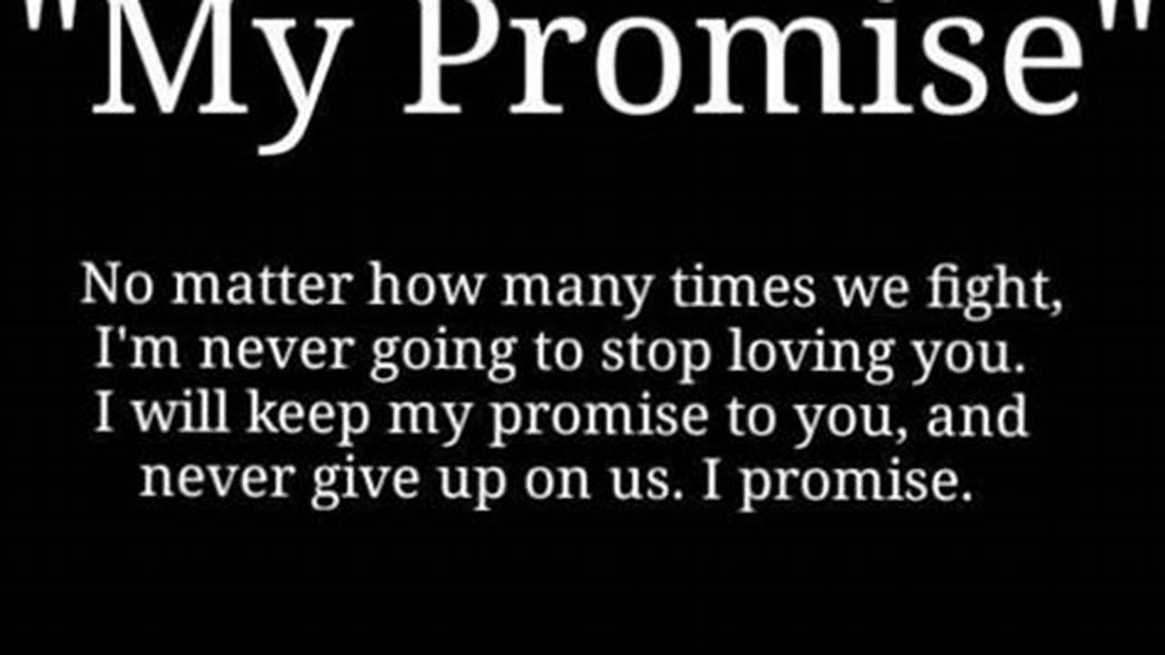 I Promise To Be With You Always., 2024