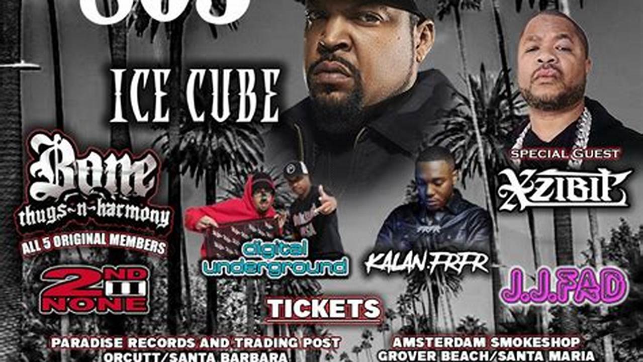 Ice Cube Tour 2024 Lineup