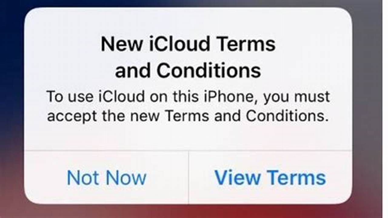 Icloud Terms And Conditions Update 2024