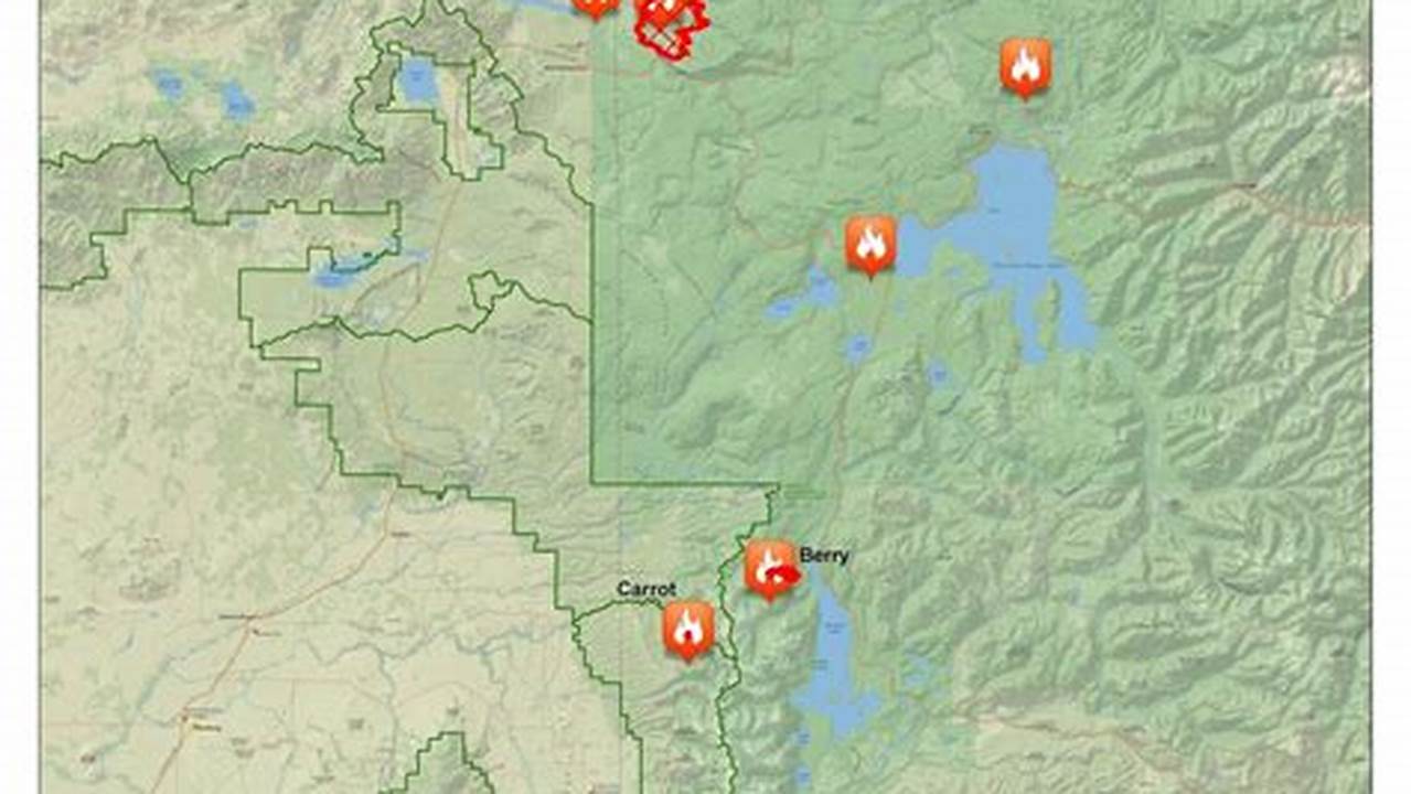 Idaho Fires Map 2024 Update