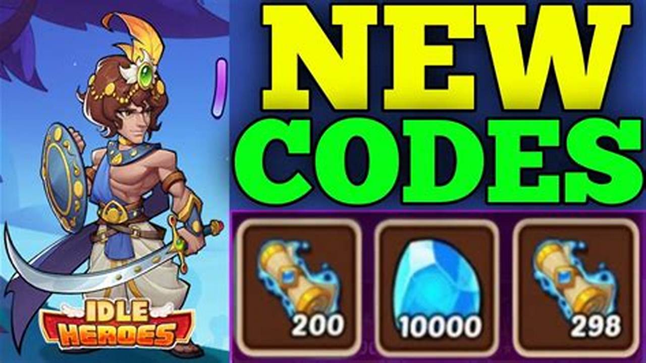 Idle Heroes Codes October 2024